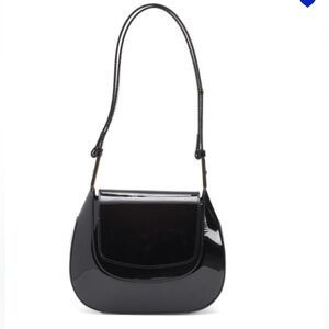 ISADORA Patent Leather Convertible Shoulder Bag